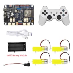 ESP32 Dev Board 3A Motor Driver (4 DC or 4 Encoder/4 Servo) 2.4GHz WiFi & Bluetooth ESP32-WROOM-32E 6-16V DC Input  USB-C 4*I2C