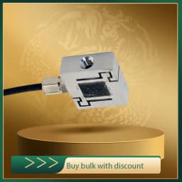 S-Type Load Cell Sensor, 5kg-50kg Capacity, High Repeatability 2.0±10% MV/V Output, ±0.1% Hysteresis, IP66, Wide Temp Range