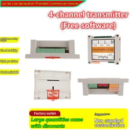 4-Channel Digital Weight Transmitter RS485 Modbus RTU Load Cell Signal Converter 10-28VDC for PLC Industrial Control