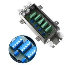 Industrial Grade Stainless Steel Junction Box | Precision Manufacturing | Multiple Inputs and Outputs, IP65 Single Various