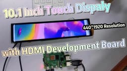 10.1 Inch 440*1920 IPS HD-MI Display TFT LCD Module Touch Screen for Raspberry Pi