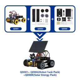 ACEBOTT ESP32 4WD Mecanum Wheel Camera IoT WiFi STEM STEAM Programming Smart Robot Car Kit for School Project Arduino UNO R3