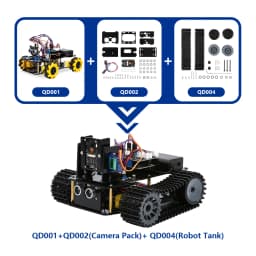 ACEBOTT ESP32 4WD Mecanum Wheel Camera IoT WiFi STEM STEAM Programming Smart Robot Car Kit for School Project Arduino UNO R3
