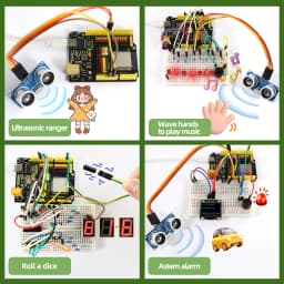 Keyestudio IOT ESP32 Learning Kit For Arduino ESP32 All-in-One Learning +134 Projects Support MicroPython&Arduino C Programming