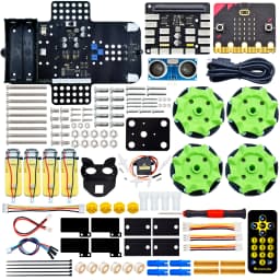 Keyestudio Micro bit 4WD Mecanum With Board Robot Car V2.0 With Python Language Programming System For Microbit Smart Car Kit