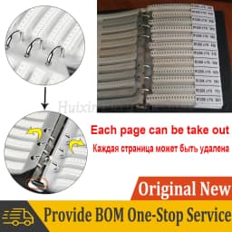 Resistor SMD Sample Book Chip Resistor Assortment Kit 0201 0402 0603 0805 1206 Accuracy 1% SMT 170 Values Each 50pcs 0R-10M Ohm