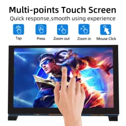 iPistBit 800x480 5-Point DSI Touch Screen Driver-Free 4.3/5/7 Inch IPS Display Monitor for Raspberry Pi 5/4B/3B+/3B/3A+/2B/B+