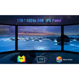 Raspberry Pi 5 10.1 inch IPS Touchscreen LCD Display 10.1" 1024X600 HDMI-compatible Mini PC Monitor for Raspberry Pi 3B+ 4B PS4