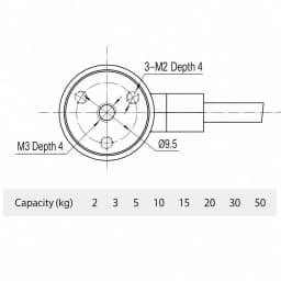Mini Column Load Cell 5kg 10kg 20kg 30kg 50kg Stainless Steel Pressure Sensor High Precision Weighing Sensor