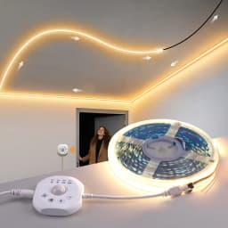 WS2811 Horse Race Chase LED Strip Light Motion Sensor Staircase Night Led Tape Diode Flexible Ribbon For Room Ceiling Decoration