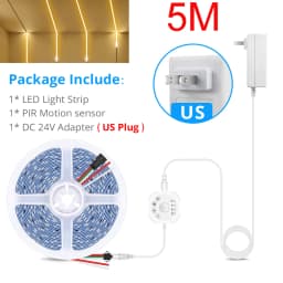 WS2811 Horse Race Chase LED Strip Light Motion Sensor Staircase Night Led Tape Diode Flexible Ribbon For Room Ceiling Decoration