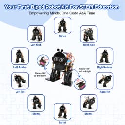 ACEBOTT Bionic Biped Robot Kit for Arduino ESP32 DIY Dancing Electronic Toy APP Control Scratch Blockly Programming