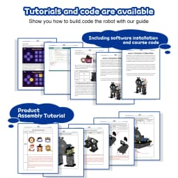 ACEBOTT Bionic Biped Robot Kit for Arduino ESP32 DIY Dancing Electronic Toy APP Control Scratch Blockly Programming