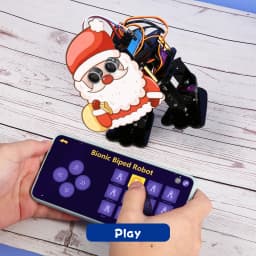 ACEBOTT Bionic Biped Robot Kit for Arduino ESP32 DIY Dancing Electronic Toy APP Control Scratch Blockly Programming