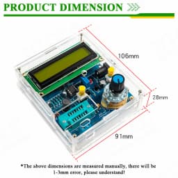 Capacitance Inductance Tester DIY Electronic Kit Frequency Measurement Display PCB DIY Soldering Project Practice Solder