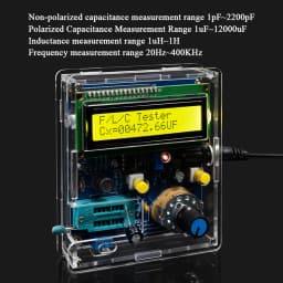 Capacitance Inductance Tester DIY Electronic Kit Frequency Measurement Display PCB DIY Soldering Project Practice Solder