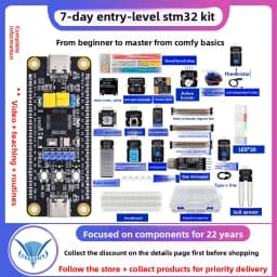 STM32 Development Board Starter Kit Advanced Kit STM32F103C8T6 Minimum ARM System Board Introductory More Than Ten Types A Set