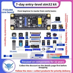 STM32 Development Board Starter Kit Advanced Kit STM32F103C8T6 Minimum ARM System Board Introductory More Than Ten Types A Set