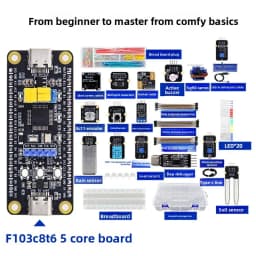 STM32 Development Board Starter Kit Advanced Kit STM32F103C8T6 Minimum ARM System Board Introductory More Than Ten Types A Set