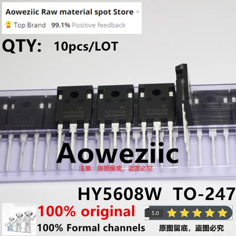 Aoweziic 2024+ 100% New Imported Original HY5608W HY5608 TO-247 MOS FET 80V 360A