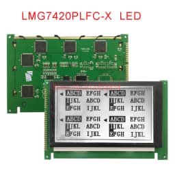 LMG7420PLFC-X LCD Module Display Replace for LMG7420 PLFC X Rev.A Rev.C Rev.D
