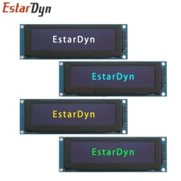 3.12 inch OLED Display Module SSD1322 256x64 for STM32 Raspberry Pi, SPI I2C Interface with Pre-soldered Pin Header