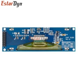 3.12 inch OLED Display Module SSD1322 256x64 for STM32 Raspberry Pi, SPI I2C Interface with Pre-soldered Pin Header