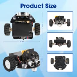 ACEBOTT Smart Robot Car Kit for BBC Micro:bit STEM Science Kits Coding Robots