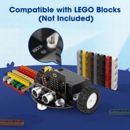 ACEBOTT Smart Robot Car Kit for BBC Micro:bit STEM Science Kits Coding Robots