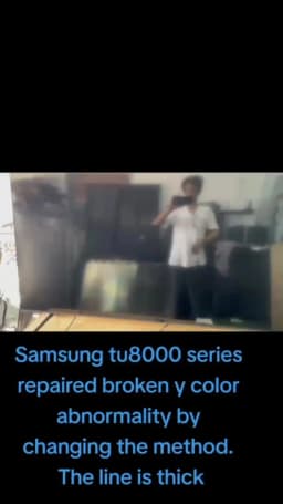 50TU7000/58TU7000/70TU7000/8000 Solves the Problem of Broken Y Color Cast and Thick Wire, and Comes with a Full Set of