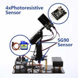 KUONGSHUN Age 8+ Educational Kit Smart Solar Tracker System Tracking Starter Kit For Arduino STEM