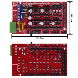 3D Printer Mega 2560 R3 + RAMPS 1.4 Control Panel + 5pcs A4988/DRV8825 Stepper Motor Drive for Arduino Kit