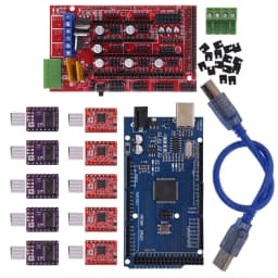 3D Printer Mega 2560 R3 + RAMPS 1.4 Control Panel + 5pcs A4988/DRV8825 Stepper Motor Drive for Arduino Kit