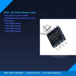 New Original Authentic For PS5 BIOS Chip Winbond 25Q16JVNIM Chip Located Next to the Southbridge on the Motherboard