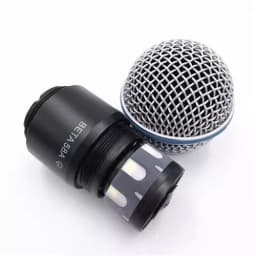 For Shure PGX24/BETA58SM58 Handheld Microphone Connector SLX2 PG58 Upper Section Mist Head Mesh Head