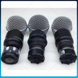 For Shure PGX24/BETA58SM58 Handheld Microphone Connector SLX2 PG58 Upper Section Mist Head Mesh Head