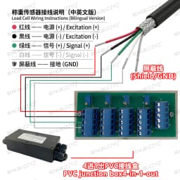 Plastic Junction Box with Multiple Inputs and Outputs, Waterproof, for Industrial Automation Systems
