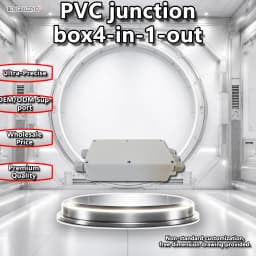 Plastic Junction Box with Multiple Inputs and Outputs, Waterproof, for Industrial Automation Systems