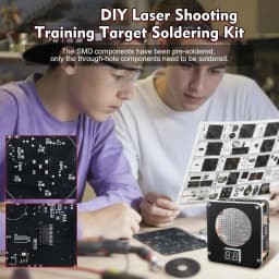 DIY Dry Fire Laser Training Target Soldering Project Laser Shooting Game Machine Electronic Assembly Kit Fun STEM Kit for Adults
