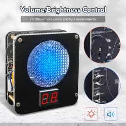 DIY Dry Fire Laser Training Target Soldering Project Laser Shooting Game Machine Electronic Assembly Kit Fun STEM Kit for Adults