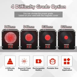 DIY Dry Fire Laser Training Target Soldering Project Laser Shooting Game Machine Electronic Assembly Kit Fun STEM Kit for Adults