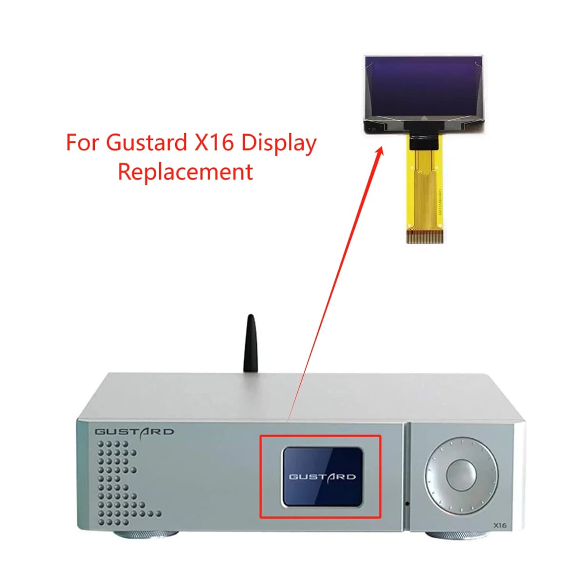 New Original Oled Display for Gustard X16 Screen Repair