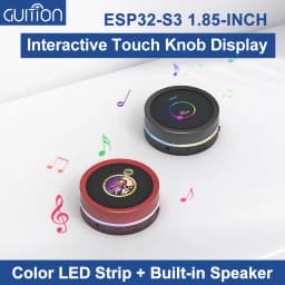 ESP32-S3 development board+1.85-inch screen physical knob+real-time monitoring secondary screen