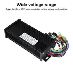 Brushless Motor Controller 36V-60V 40A Triple-Mode Sine Wave Waterproof for Electric Bicycle High Power 1000W-2000W Output