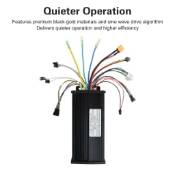 Brushless Motor Controller 36V-60V 40A Triple-Mode Sine Wave Waterproof for Electric Bicycle High Power 1000W-2000W Output