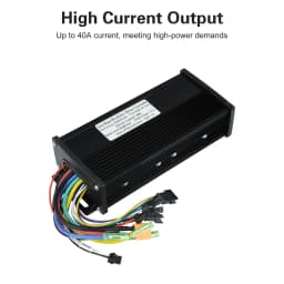 Brushless Motor Controller 36V-60V 40A Triple-Mode Sine Wave Waterproof for Electric Bicycle High Power 1000W-2000W Output