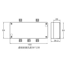 4-Channel Load Cell Amplifier Analog Weighing Transmitter 0-10V 4-20mA 4-in-1-out Sensor Signal Converter Aluminum Shell
