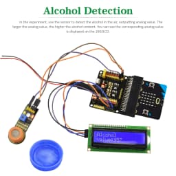 Keyestudio 37 in 1 Sensor Starter Kit With Micro:Bit V2.0 for BBC MicroBit Makecode DIY 38 Projects (Including Micro:Bit V2 )