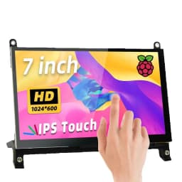 Raspberry Pi 5 7 Inch Touch Screen IPS 1024x600 HD LCD HD-MI Display for RPI 5 4B 3B+ OPI 5 AIDA64 PC Secondary Screen