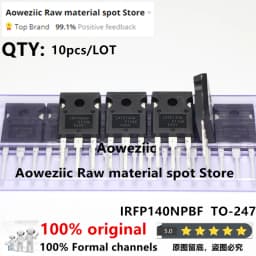 Aoweziic 2021+ 100% New Imported Original IRFP9140NPBF IRFP9140N IRFP140NPBF IRFP140N TO-247 P-channel MOSFET 23A 33A 1